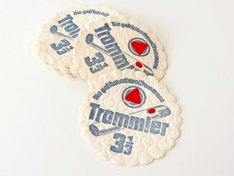 1 x Bierglasuntersetzer mit Werbung " SA Trommler " Zigaretten Durchmesser 9,5cm