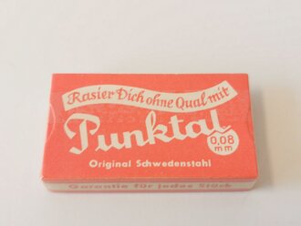 "Punktal Meisterstück" Rasierklingen aus Solingen. 1 Pack aus der originalen Umverpackung