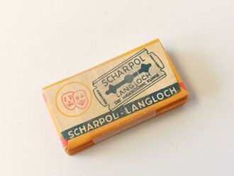 "Scharpol Langloch" Rasierklingen . 1 Pack aus der originalen Umverpackung