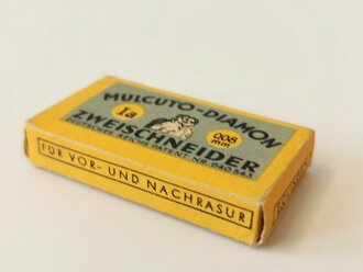 "Mulcuto Diamon Zweischneider" Rasierklingen . 1 Pack aus der originalen Umverpackung