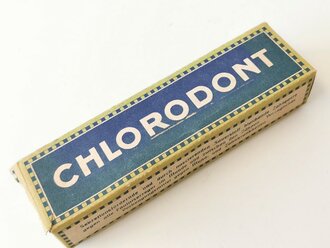 Pappverpackung "Chlorodont" Pfefferminz Zahncreme