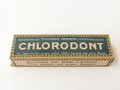 Pappverpackung "Chlorodont" Pfefferminz Zahncreme