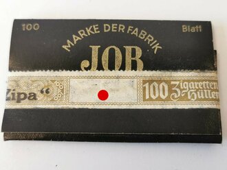 Zigarettenpapier " Job" , Steuerbanderole mit Adler und Hakenkreuz