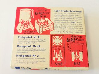 20 Tabletten Esbit Trocken Brennstoff in der originalen Umverpackung