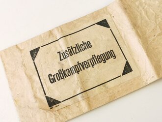 Papierbeutel "Zusätzliche...