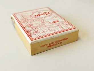 Schachtel Zigaretten "Korfu" ungeöffnet , Steuerbanderole mit Hakenkreuz, aus der originalen Umverpackung