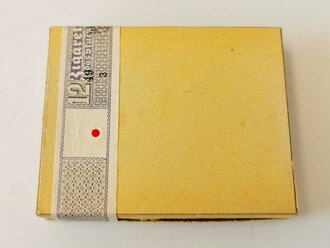 Schachtel Zigaretten "Korfu" ungeöffnet , Steuerbanderole mit Hakenkreuz, aus der originalen Umverpackung