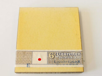 Schachtel Zigaretten "Mokri Superb" ungeöffnet , Steuerbanderole mit Hakenkreuz, aus der originalen Umverpackung