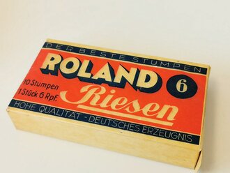 1 x Schachtel Stumpen "Roland Riesen" ungeöffnet aus der originalen Umverpackung.