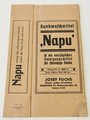 Verpackung "Napu" Handwaschmittel 1940, Neuwertig
