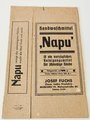 Verpackung "Napu" Handwaschmittel 1940, Neuwertig