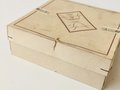 Paket EFKA Zigarettenpapier, Steuerbanderole mit Hakenkreuz geschwärzt, ungeöffnet