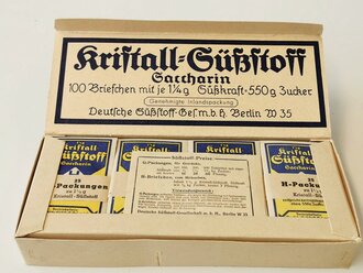 100 Briefchen "Kristall Süßstoff...