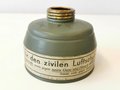 Luftschutz Gasmaskenfilter in sehr gutem Zustand