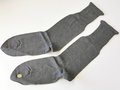 30 Paar feldgraue Socken aus der Zeit des 2.Weltkrieg