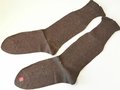 40 Paar braune Socken aus der Zeit des 2.Weltkrieg