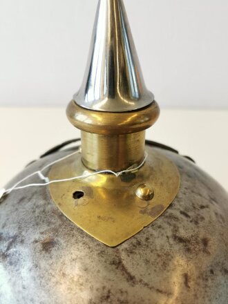 Preußen, Helm für Mannschaften im Leib Kürassier Regiment großer Kurfürst Nr. 1.  Aus alt- und neuteilen zusammengebaut