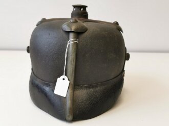 1. Weltkrieg, Pickelhaube für Mannschaften der Dragoner, Kammerstück