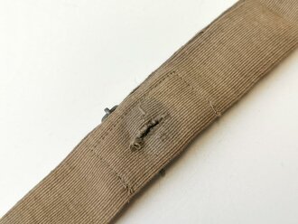 1.Weltkrieg, feldgraues Mützenverdeckband, getragenes Stück