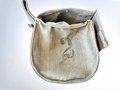 1.Weltkrieg, feldgraue Segeltuchtasche für die frühe Gasmaske in sehr gutem Zustand