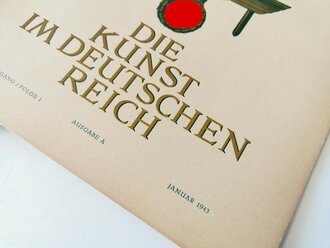 8 Ausgaben "Die Kunst im Deutschen Reich"  Nicht auf Vollständigkeit und Zustand überprüft