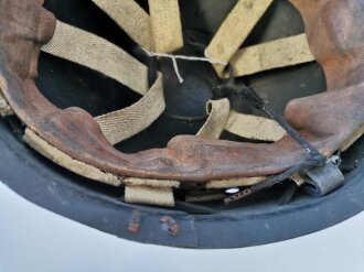 British 1942 dated Tanker First Pattern Crash Helmet RTR / RAC