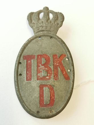 1.Weltkrieg, Dienstabzeichen , wohl ursprünglich zum Aufnähen, Höhe 10cm