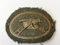 1.Weltkrieg, Ärmelabzeichen für MG Truppen, getragenes Stück