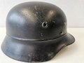 Stahlhelm Luftschutz, Originallack, guter Zustand, das Innenfutter aus Ersatzmaterial leicht defekt