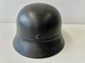 Stahlhelm Luftschutz, Originallack, guter Zustand, das Innenfutter aus Ersatzmaterial leicht defekt