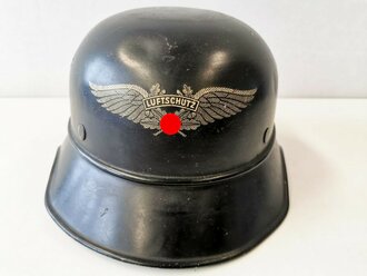 Stahlhelm Luftschutz, Originallack, guter Zustand, das...