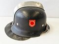 Feuerwehr Stahlhelm III.Reich. Originallack, guter Zustand, zusammengehörig