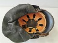 Feuerwehr Stahlhelm III.Reich. Originallack, guter Zustand, zusammengehörig