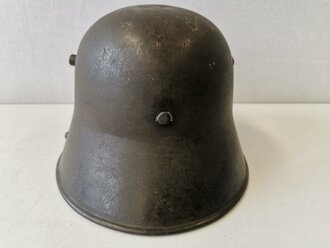 1.Weltkrieg Stahlhelm, original lackiert