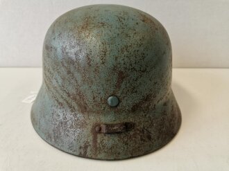 Ungarn, Stahlhelm 2. Weltkrieg M38, Originallack, zusammengehöriges Stück