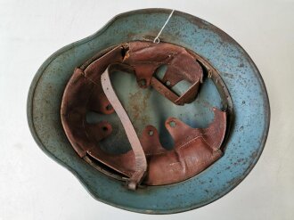 Ungarn, Stahlhelm 2. Weltkrieg M38, Originallack, zusammengehöriges Stück