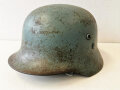 Ungarn, Stahlhelm 2. Weltkrieg M38, Originallack, zusammengehöriges Stück