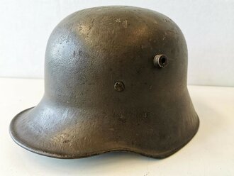 1.Weltkrieg Stahlhelm Modell 1918, original lackiert,...