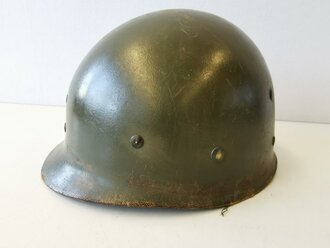 U.S. WWII steel helmet liner made by Westinghouse. Later...