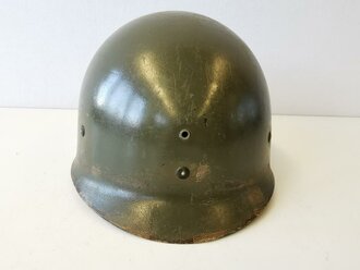 U.S. WWII steel helmet liner made by Westinghouse. Later...