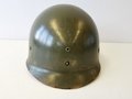 U.S. WWII steel helmet liner made by Westinghouse. Later war OD interieur, original paint