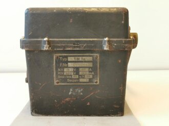 Wehrmacht Generator für Tretmaschine a1, Originallack, Funktion nicht geprüft