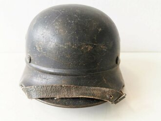 Stahlhelm Luftschutz, Originallack, Emblem entfernt....