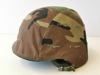 U.S. PASGT Helmet, used, complete. Lieferung nur...