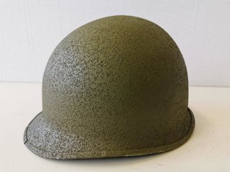 U.S. WWII steel helmet shell, overpainted