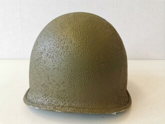 U.S. WWII steel helmet shell, overpainted