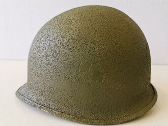 U.S. WWII steel helmet shell, overpainted