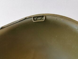 U.S. WWII steel helmet shell, overpainted