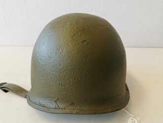 U.S. WWII steel helmet shell, overpainted