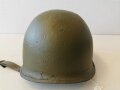 U.S. WWII steel helmet shell, overpainted